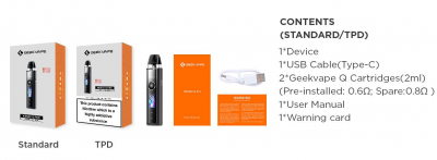 Geek Vape Wenax Q PRO 1200mAh KIT (Black)